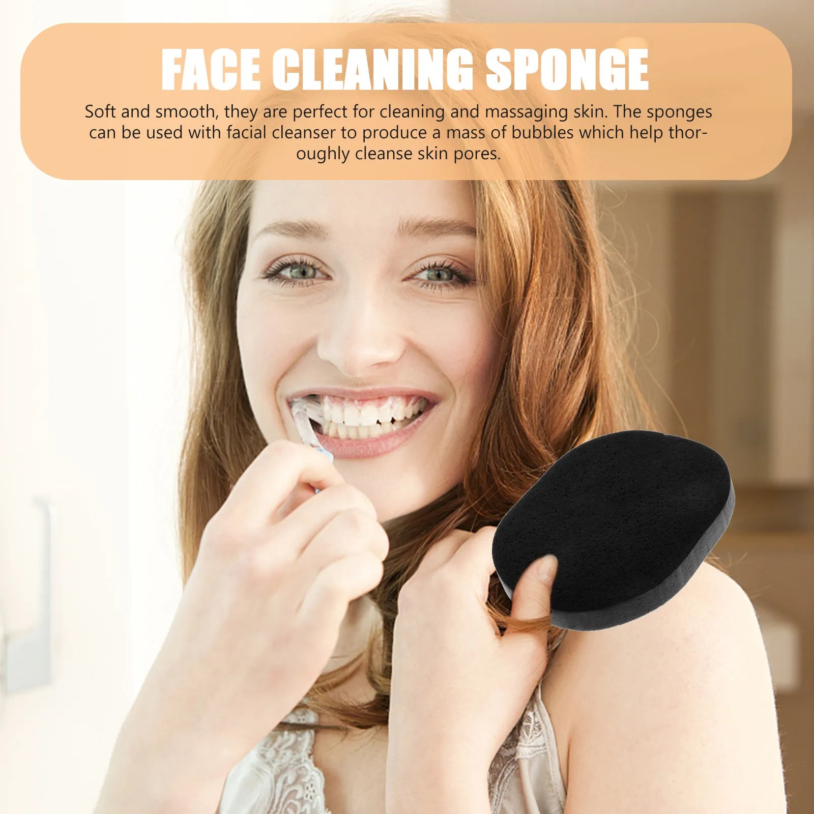 Charcoal sponge size