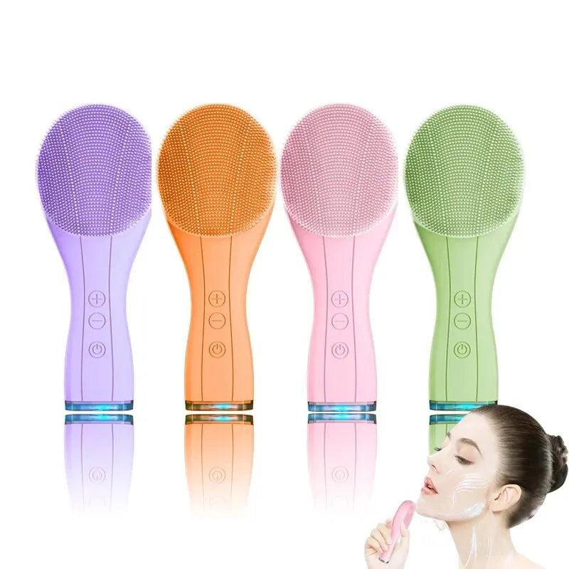 Electric cleansing brush