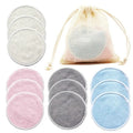 Bamboo makeup remover pads