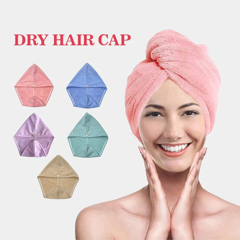 Microfiber hair towel wrap