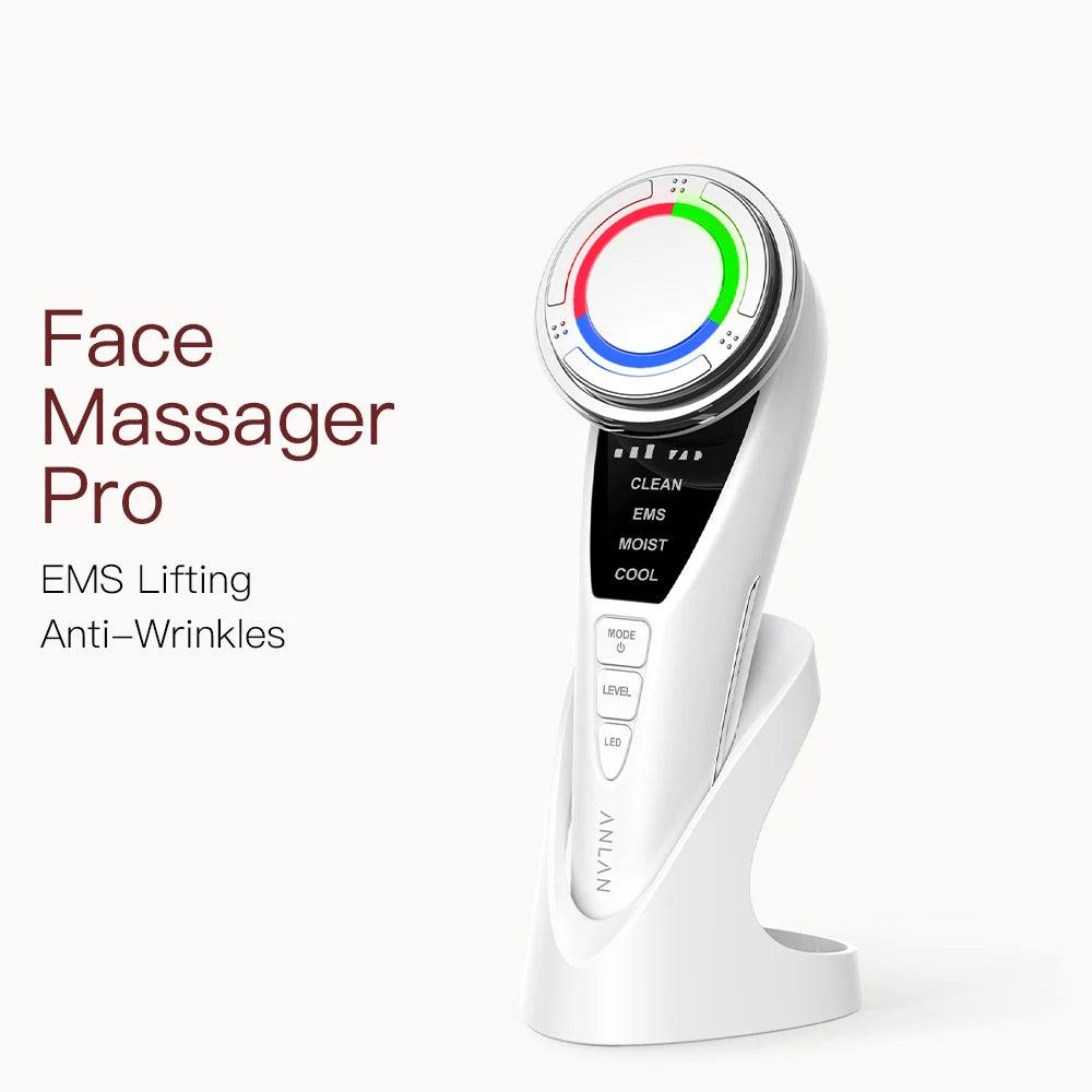Microcurrent face massager