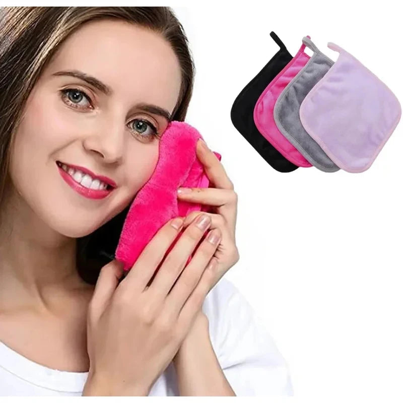 Microfiber makeup remover cloths